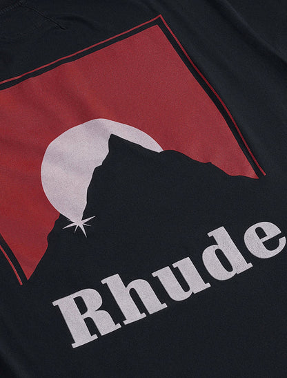 RHUDE MOONLIGHT LOGO T-SHIRT RHUDE