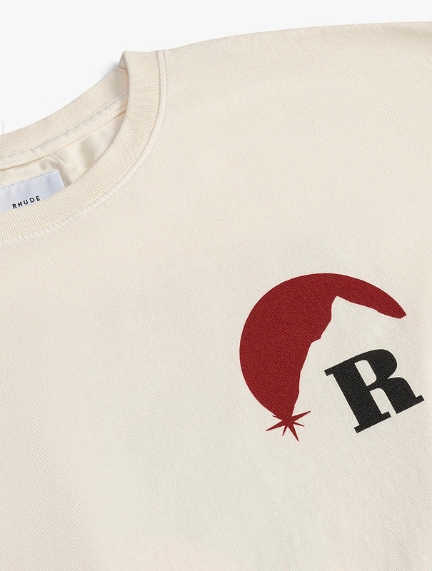RHUDE MOONLIGHT LOGO T-SHIRT RHUDE