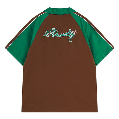 Rhude Letter Logo Printed Shirt RHUDE