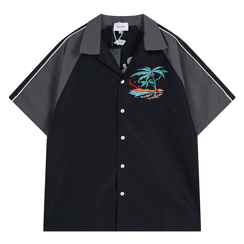 Rhude Letter Logo Printed Shirt RHUDE