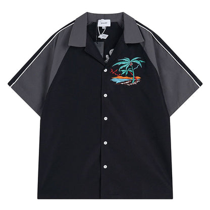 Rhude Letter Logo Printed Shirt RHUDE