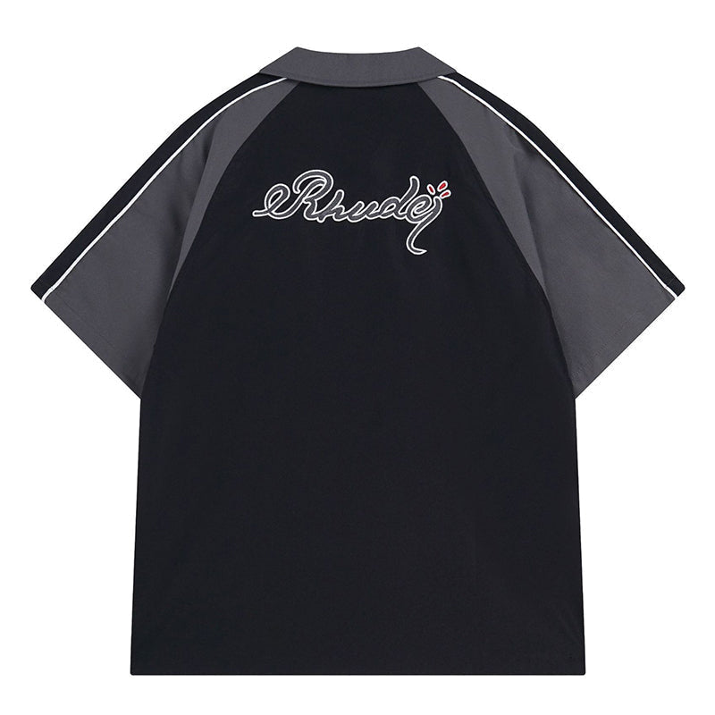 Rhude Letter Logo Printed Shirt RHUDE