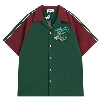 Rhude Letter Logo Printed Shirt RHUDE