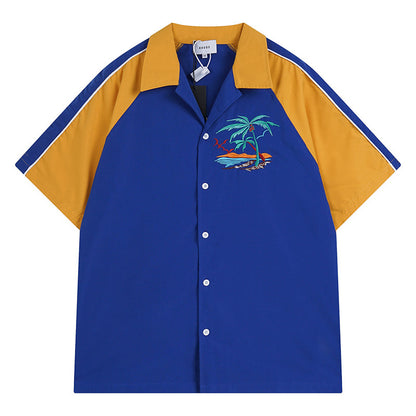 Rhude Letter Logo Printed Shirt RHUDE