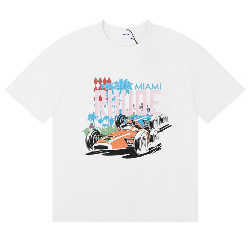 RHUDE Miami Grand Prix cotton T-shirt RHUDE