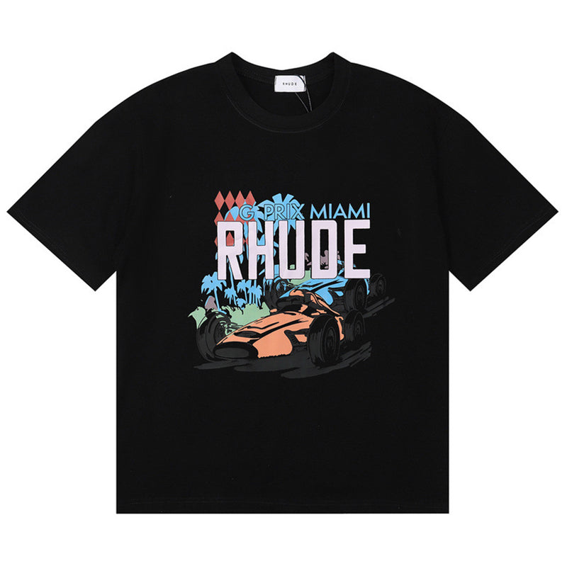 RHUDE Miami Grand Prix cotton T-shirt RHUDE