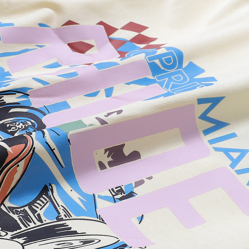 RHUDE Miami Grand Prix cotton T-shirt RHUDE