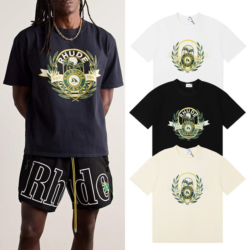 RHUDE Men's cotton T-shirt RHUDE
