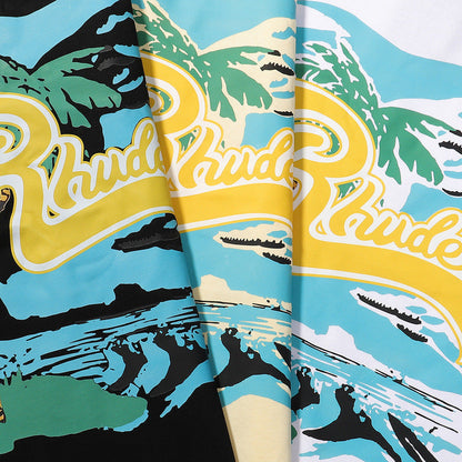 RHUDE REGATTA PALM T-Shirts RHUDE