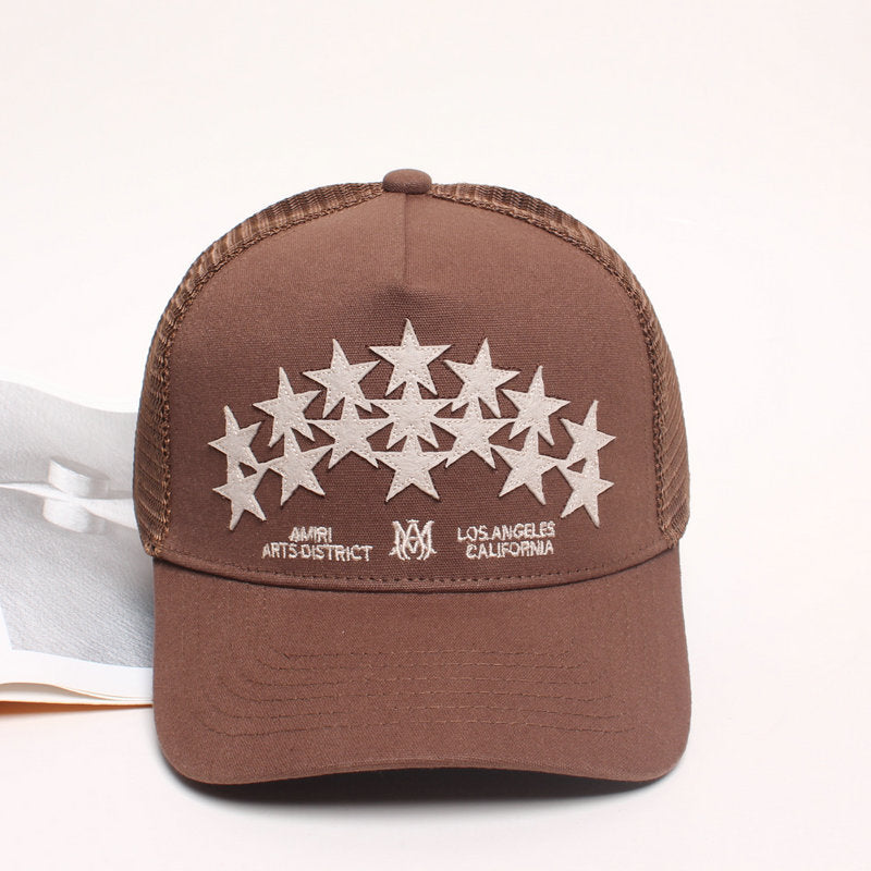 AMIRI  star-patch panelled trucker cap AMIRI