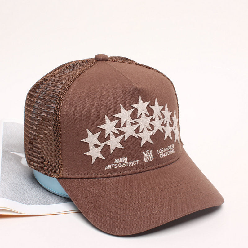 AMIRI  star-patch panelled trucker cap AMIRI
