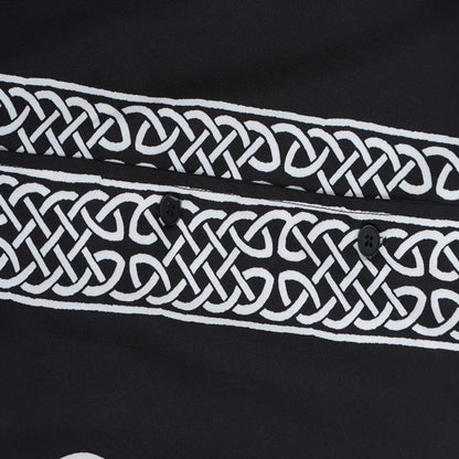 AMIRI Ouija Board Bowling Shirt In Black AMIRI