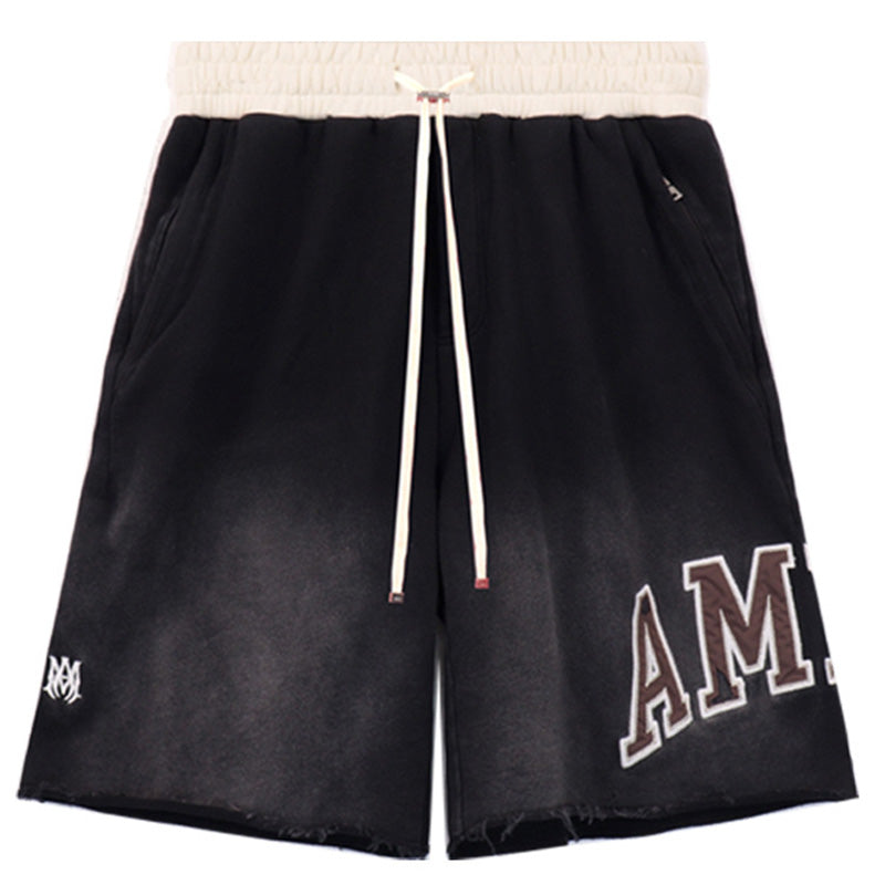 AMIRI Straight-Leg Logo-Appliquéd Cotton-Jersey Shorts AMIRI
