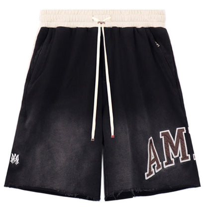 AMIRI Straight-Leg Logo-Appliquéd Cotton-Jersey Shorts AMIRI