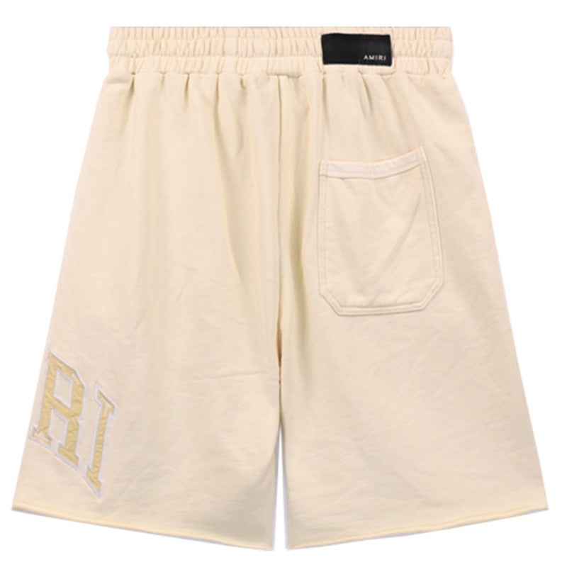AMIRI Straight-Leg Logo-Appliquéd Cotton-Jersey Shorts AMIRI