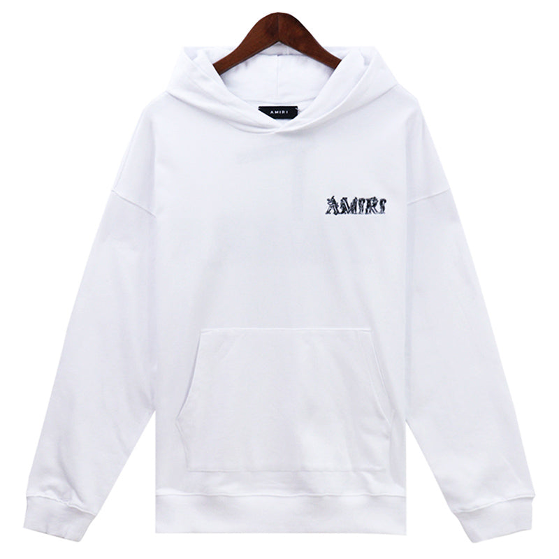 AMIRI logo-embroidered cotton Hoodies AMIRI