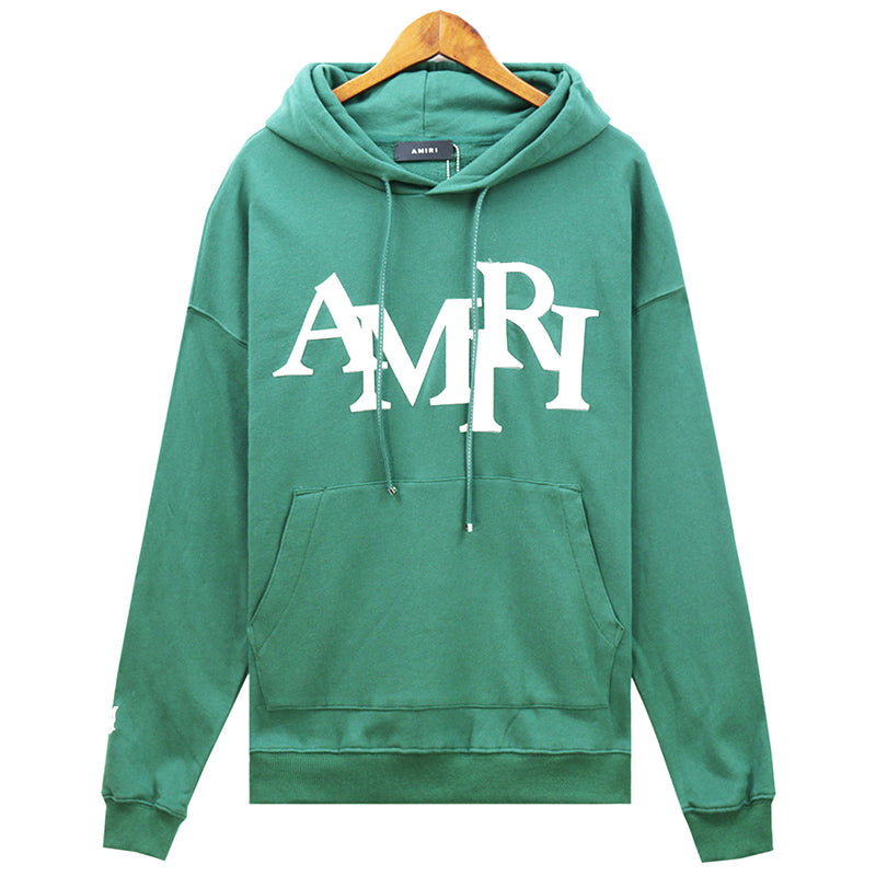 AMlRl logo-applique cotton Hoodies AMIRI
