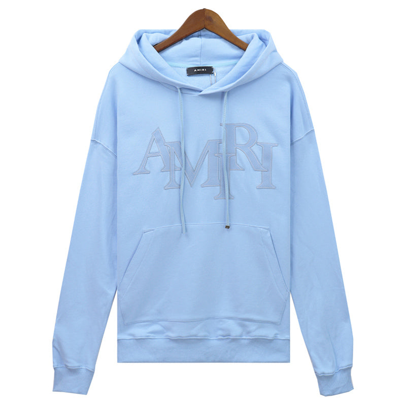 AMlRl logo-applique cotton Hoodies AMIRI