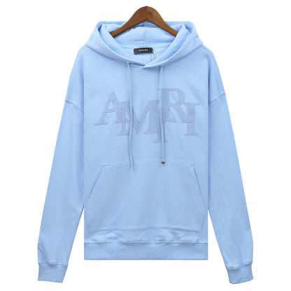 AMlRl logo-applique cotton Hoodies AMIRI