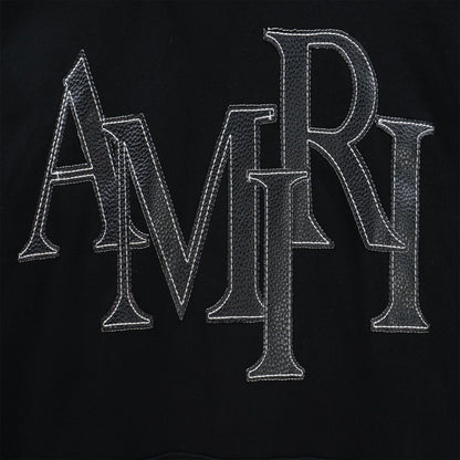 AMlRl logo-applique cotton Hoodies AMIRI