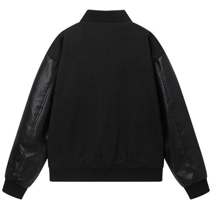 AMlRl Staggered Logo Varsity Jacket AMIRI
