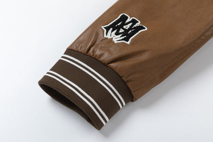 AMlRl appliqué-logo Varsity Jackets AMIRI