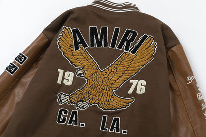 AMlRl appliqué-logo Varsity Jackets AMIRI