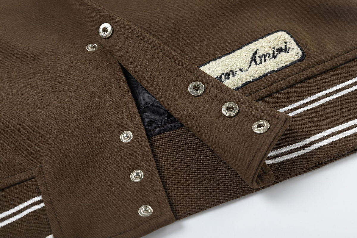 AMlRl appliqué-logo Varsity Jackets AMIRI