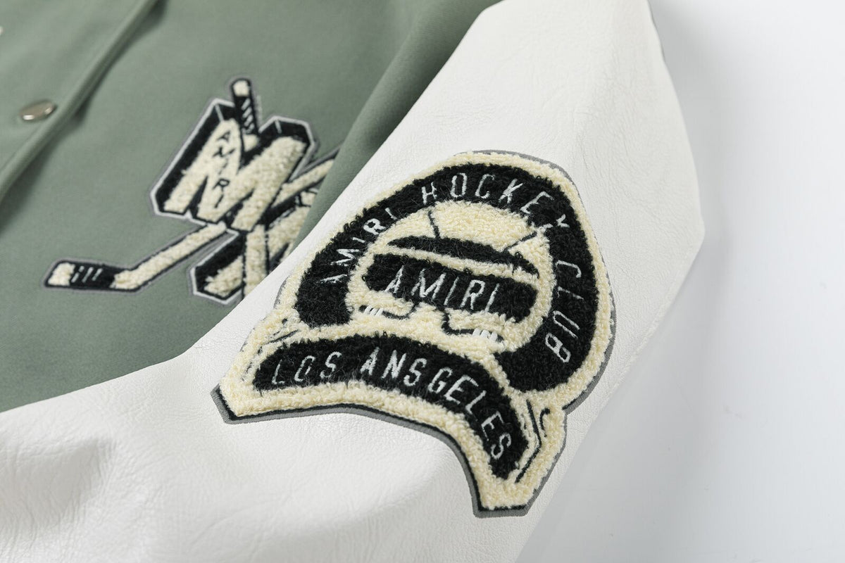 AMlRl appliqué-logo Varsity Jackets AMIRI