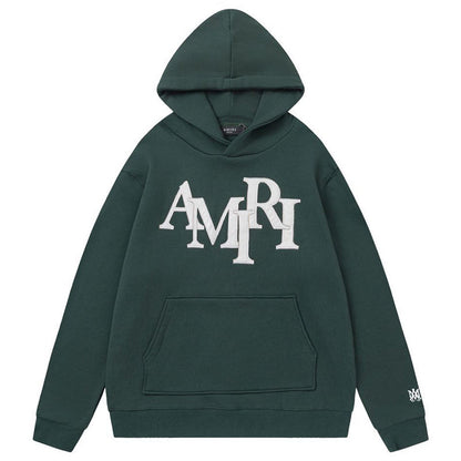 AMIRI Staggered Logo-Patches Hoodies AMIRI
