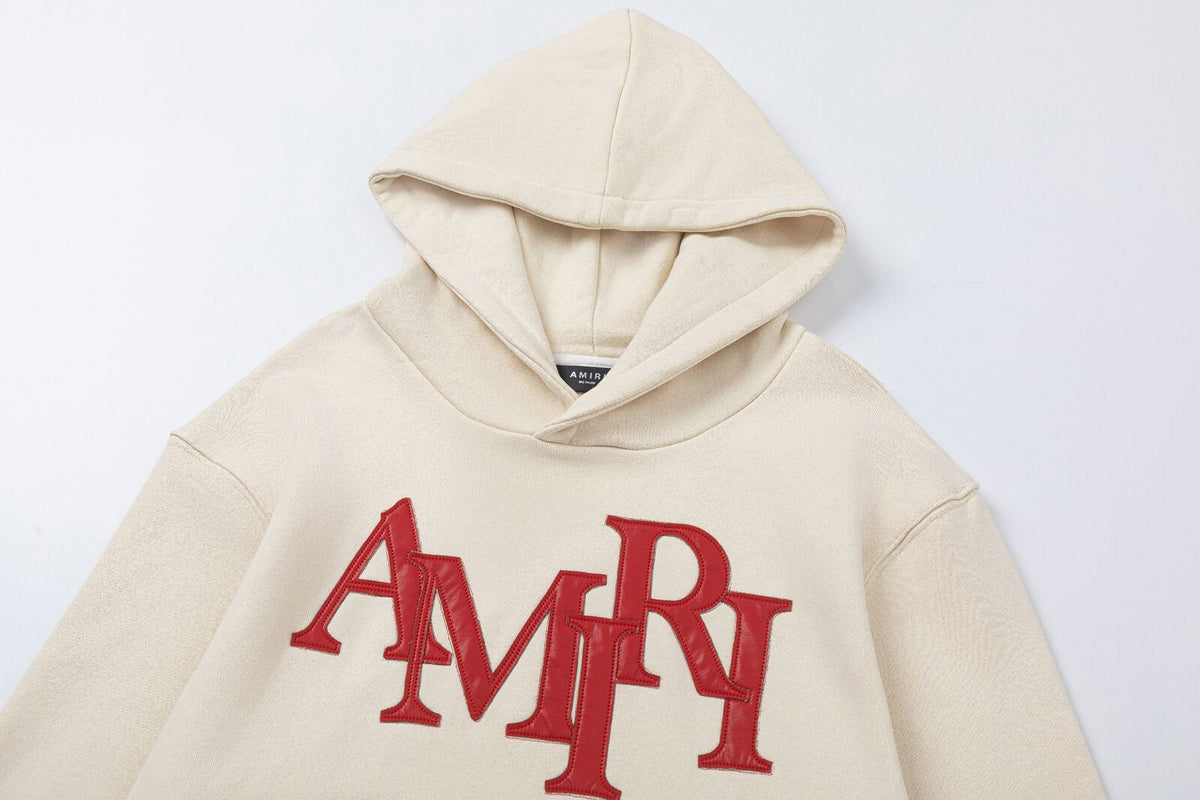 AMIRI Staggered Logo-Patches Hoodies AMIRI