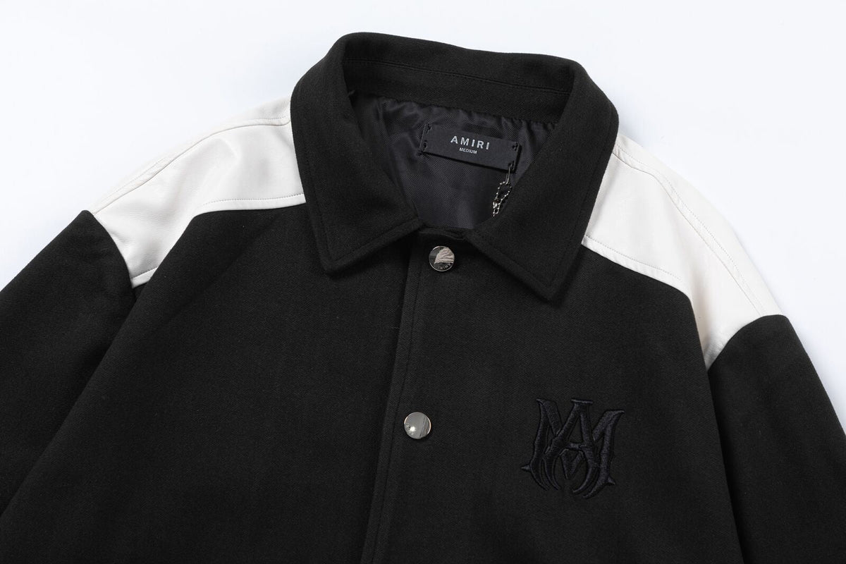 AMlRl Ma Band logo-embroidered jacket AMIRI