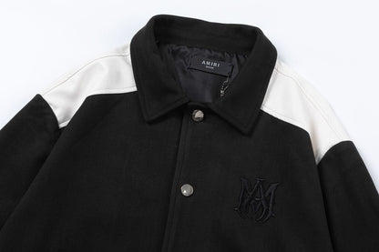 AMlRl Ma Band logo-embroidered jacket AMIRI