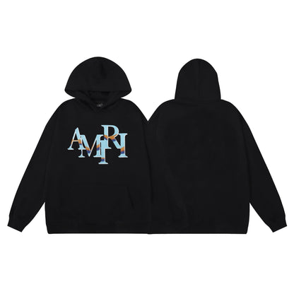 AMIRI Bones Logo-Embroidered Hoodie AMIRI