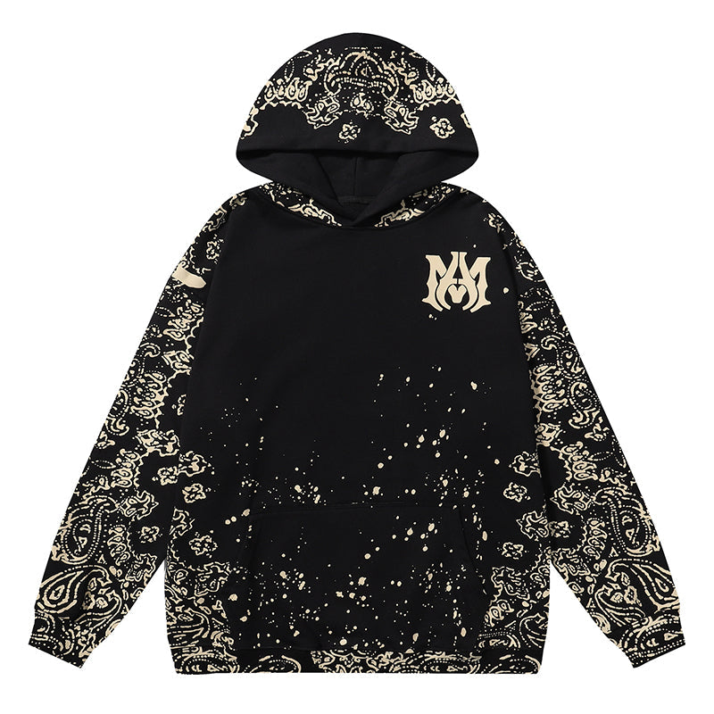AMIRl Bandana BleachAll Over Hoodie AMIRI