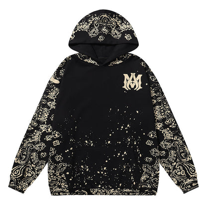 AMIRl Bandana BleachAll Over Hoodie AMIRI