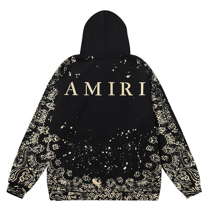 AMIRl Bandana BleachAll Over Hoodie AMIRI