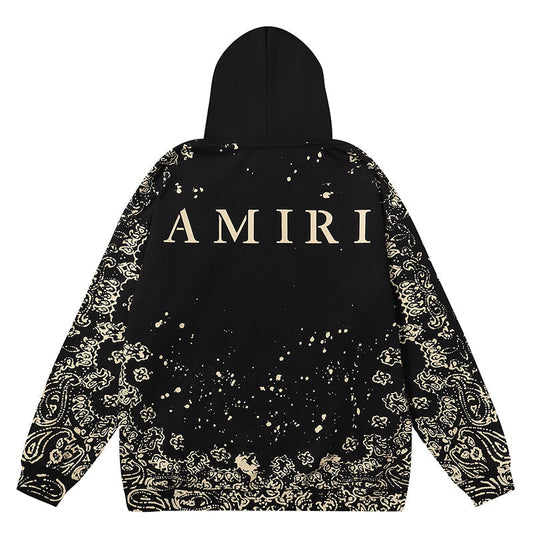 AMIRl Bandana BleachAll Over Hoodie AMIRI