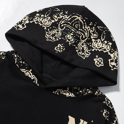 AMIRl Bandana BleachAll Over Hoodie AMIRI