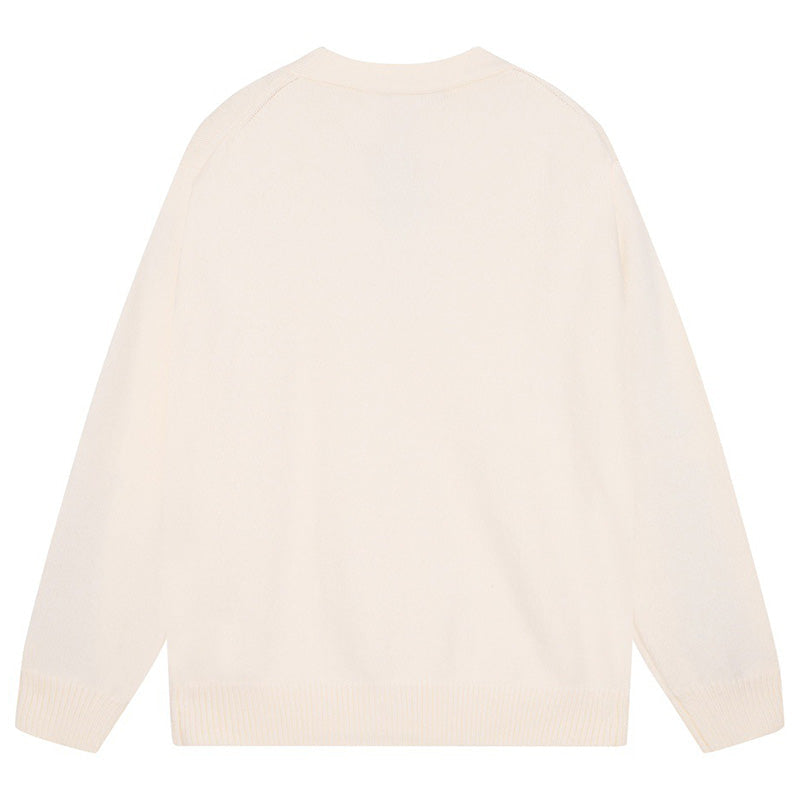 AMIRI Cotton V-Neck Bones Cardigan AMIRI
