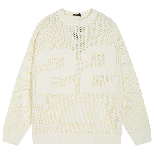AMIRI 22 Crew Open Stitch Sweaters AMIRI