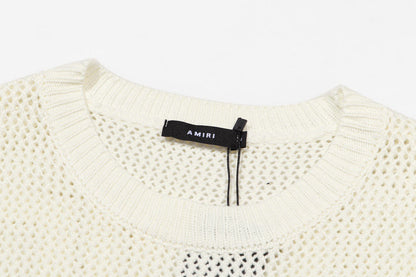 AMIRI 22 Crew Open Stitch Sweaters AMIRI