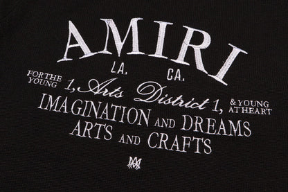 AMlRl Distressed Arts District Cotton  Sweaters AMIRI