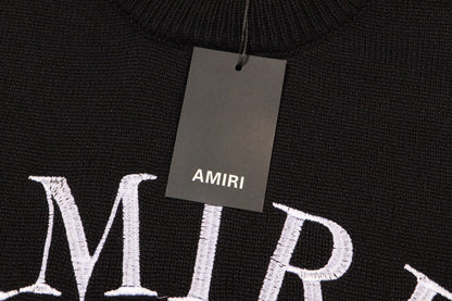 AMlRl Distressed Arts District Cotton  Sweaters AMIRI
