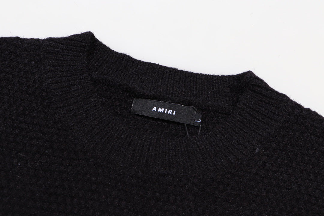 AMlRl Core Logo Cotton   Sweater AMIRI