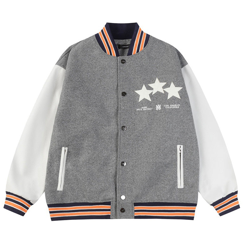 AMlRl Stars Varsity Jacket AMIRI