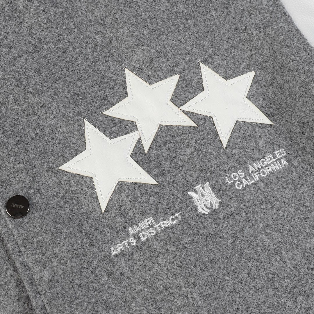 AMlRl Stars Varsity Jacket AMIRI