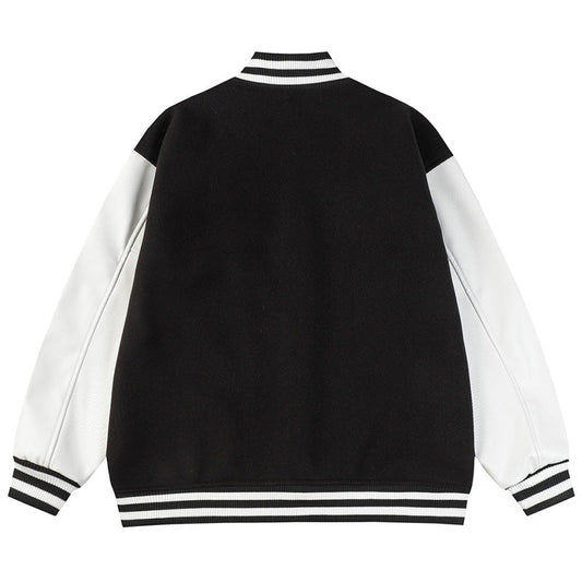AMIRI Logo-Appliquéd Leather Bomber Jacket AMIRI
