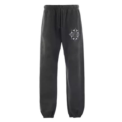 SAINT MICHAEL Denim Tears Logo-Print Cotton-Jersey Sweatpants SAINT MICHAEL