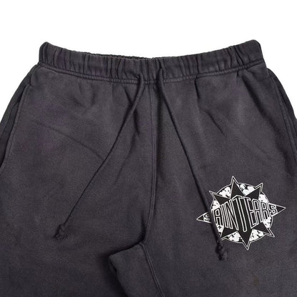 SAINT MICHAEL Denim Tears Logo-Print Cotton-Jersey Sweatpants SAINT MICHAEL